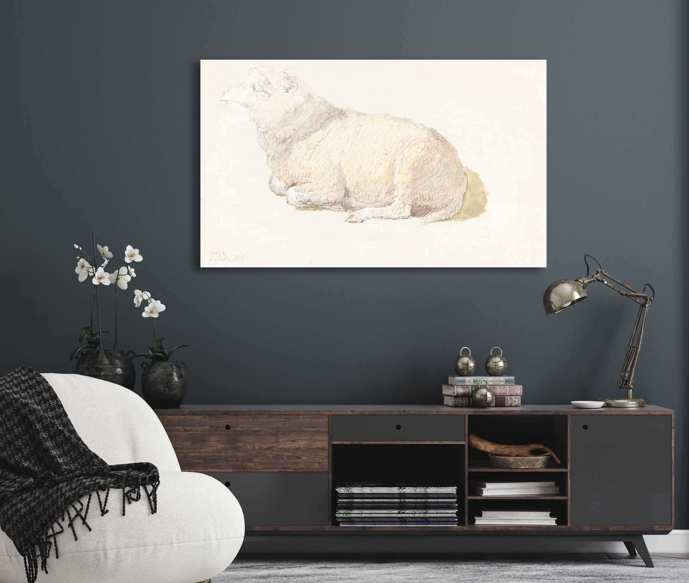 A Sheep Resting by James Ward