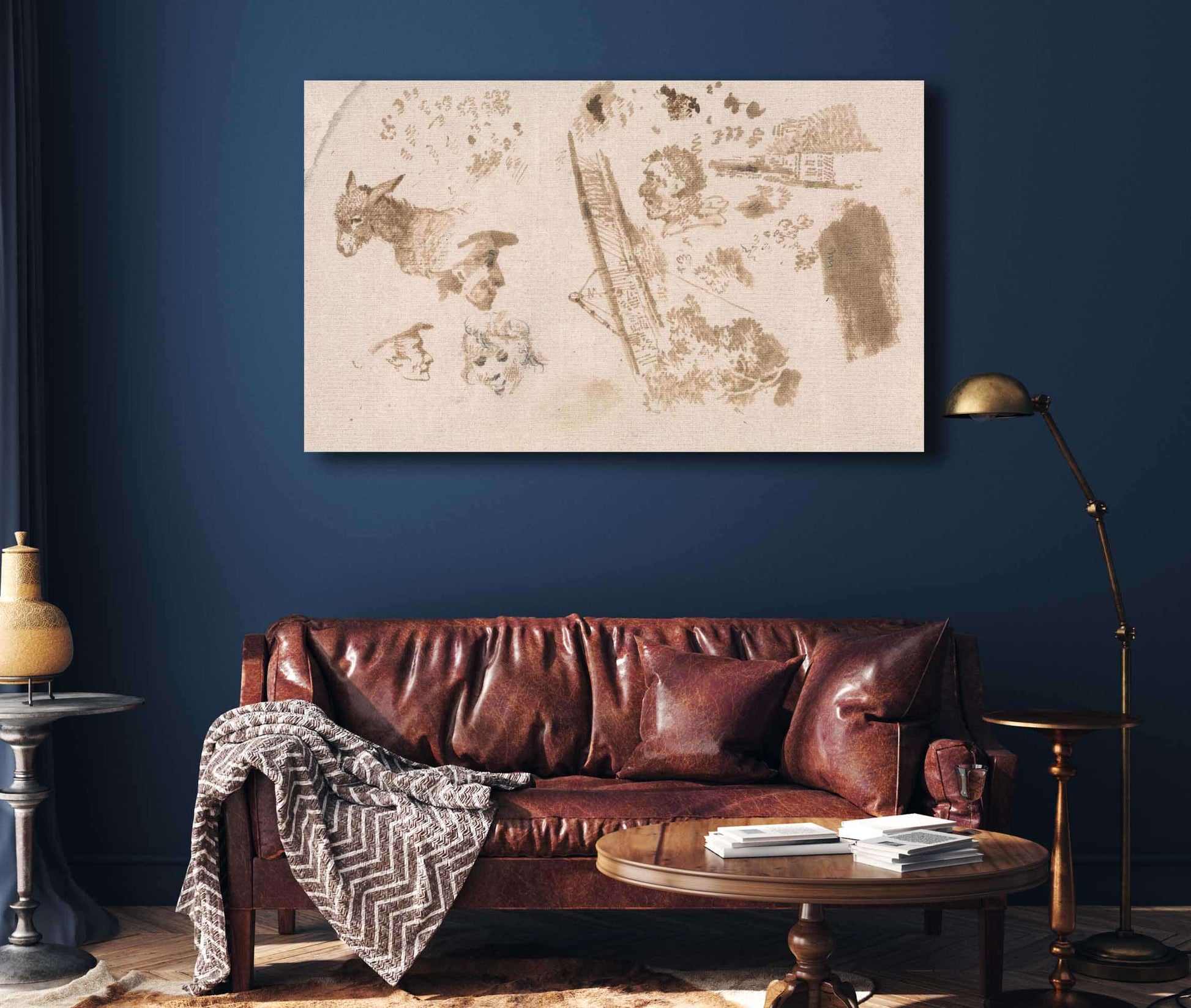 A Sheet Of Slight Sketches by James Ward