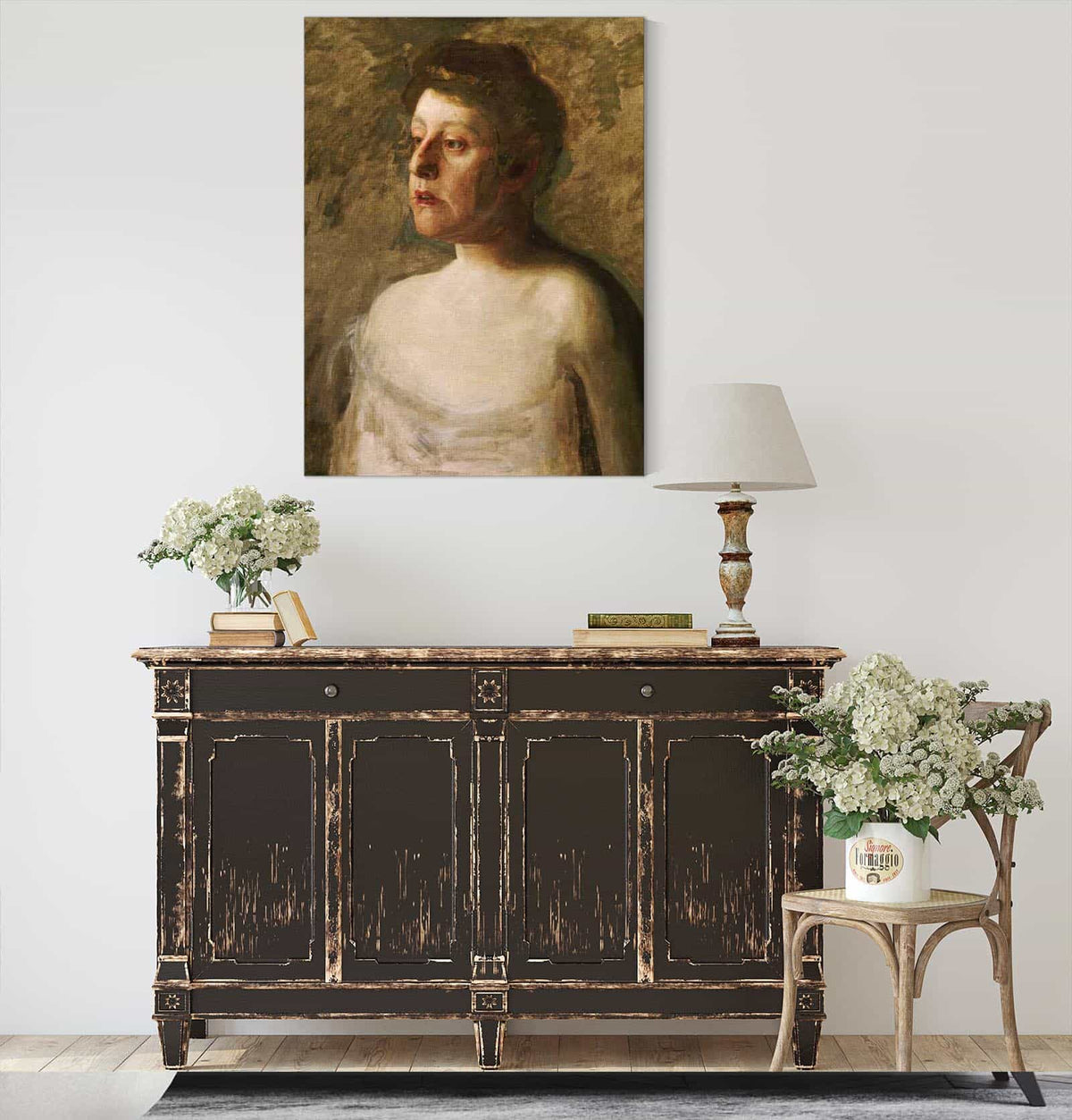 A Singer Mrs Wh Bowden by Thomas Eakins