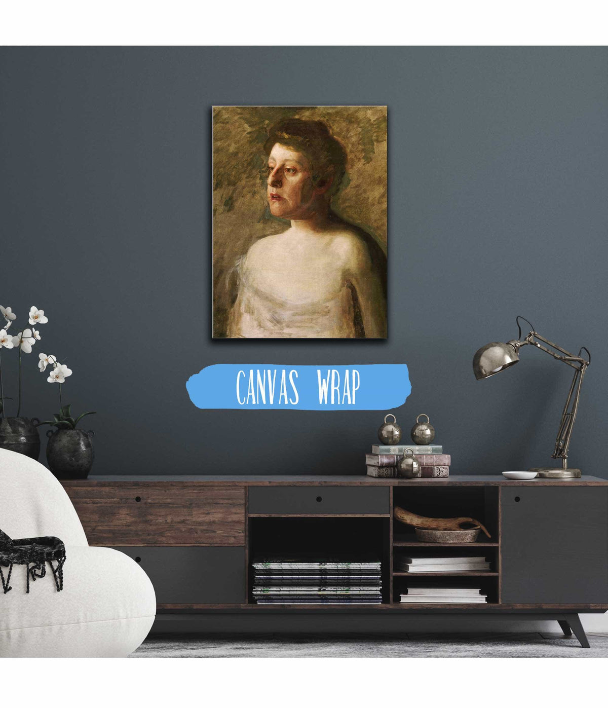 A Singer Mrs Wh Bowden by Thomas Eakins