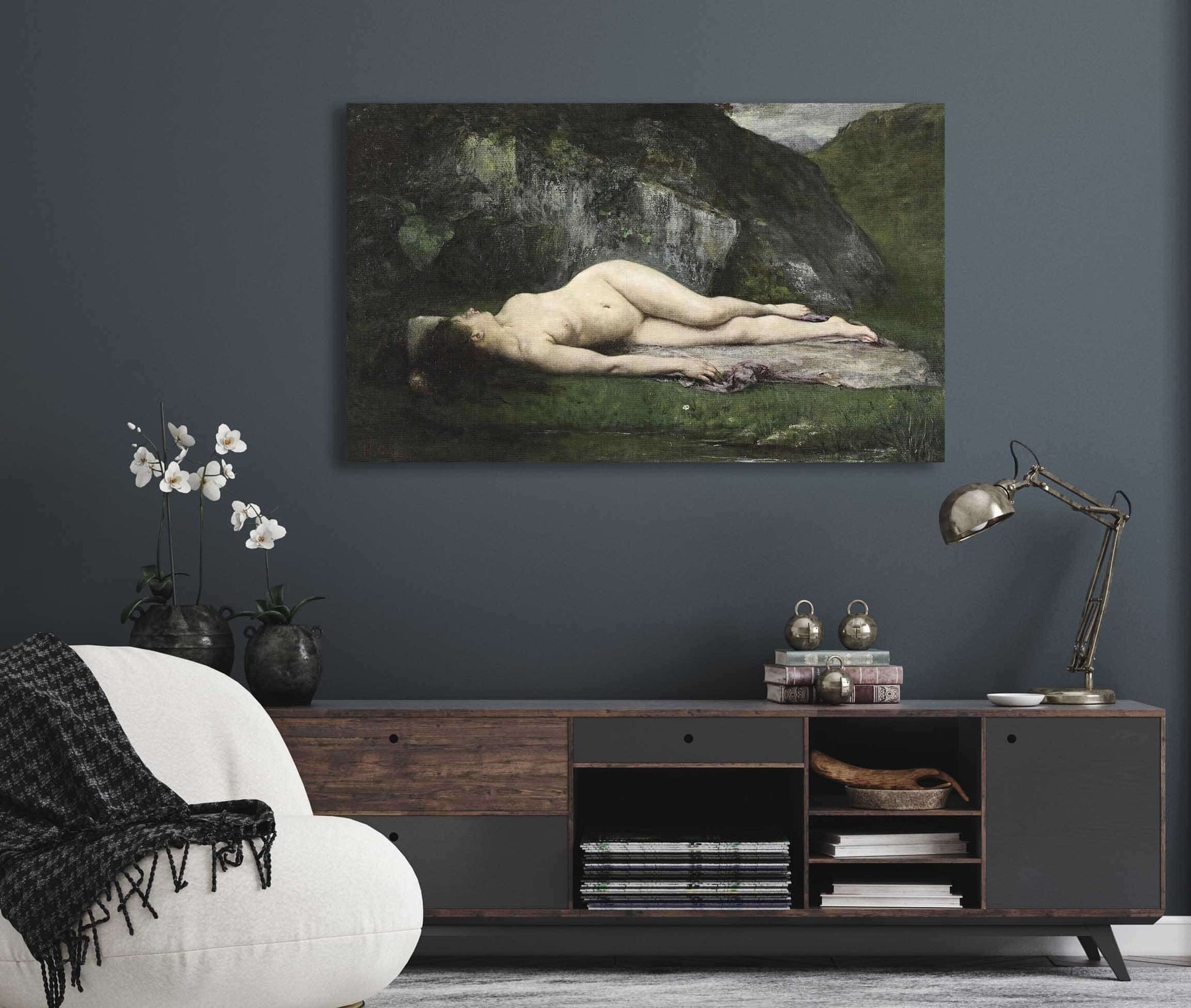 A Sleeping Bather by Henri Gervex