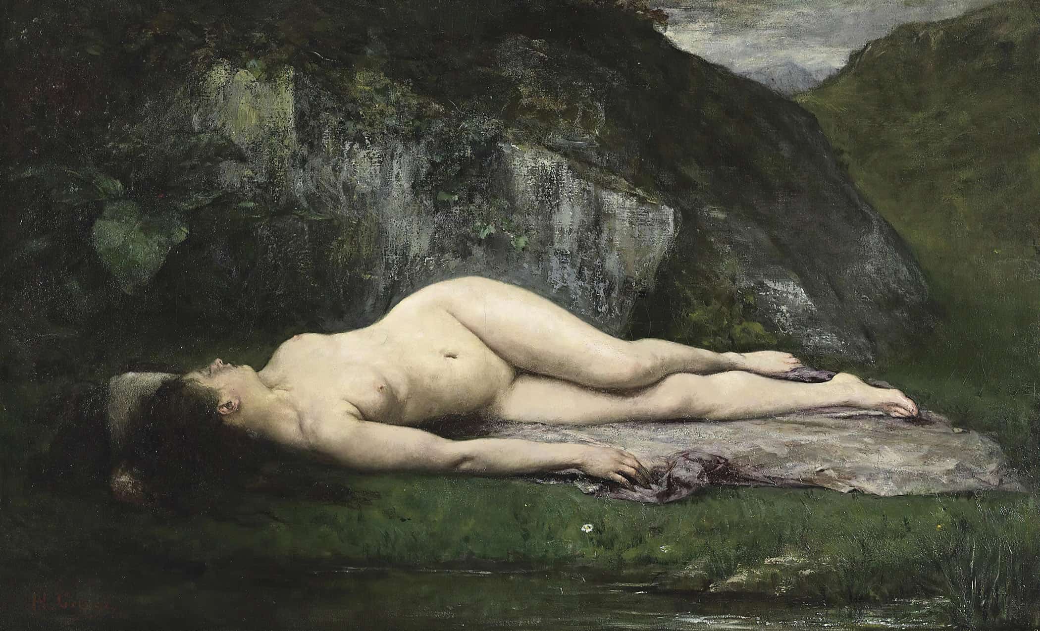 A Sleeping Bather by Henri Gervex