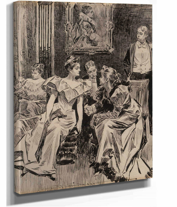 A Social Gathering by Charles Dana Gibson