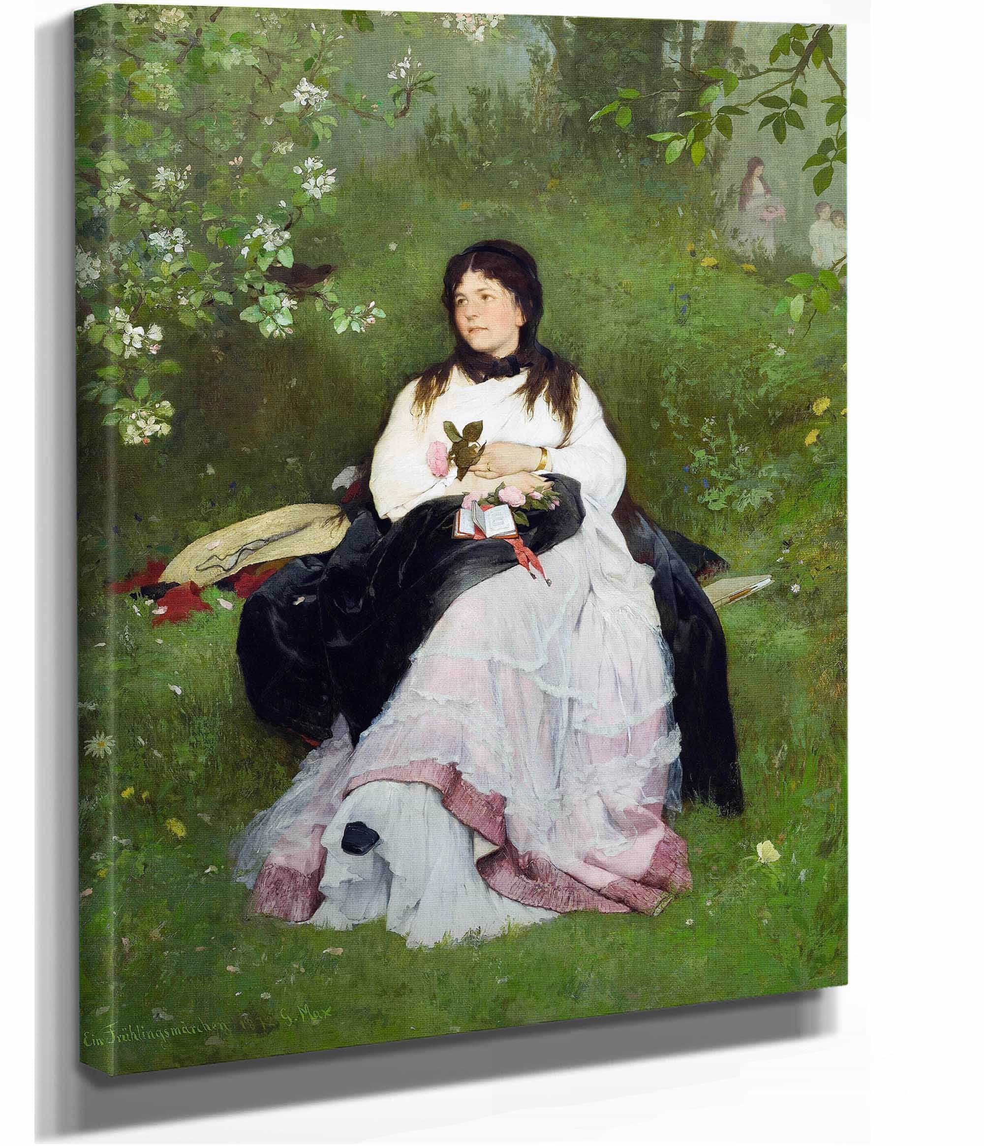 A Spring Fairy Tale by Gabriel Von Max