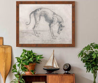 A Starved Greyhound by John Sell Cotman