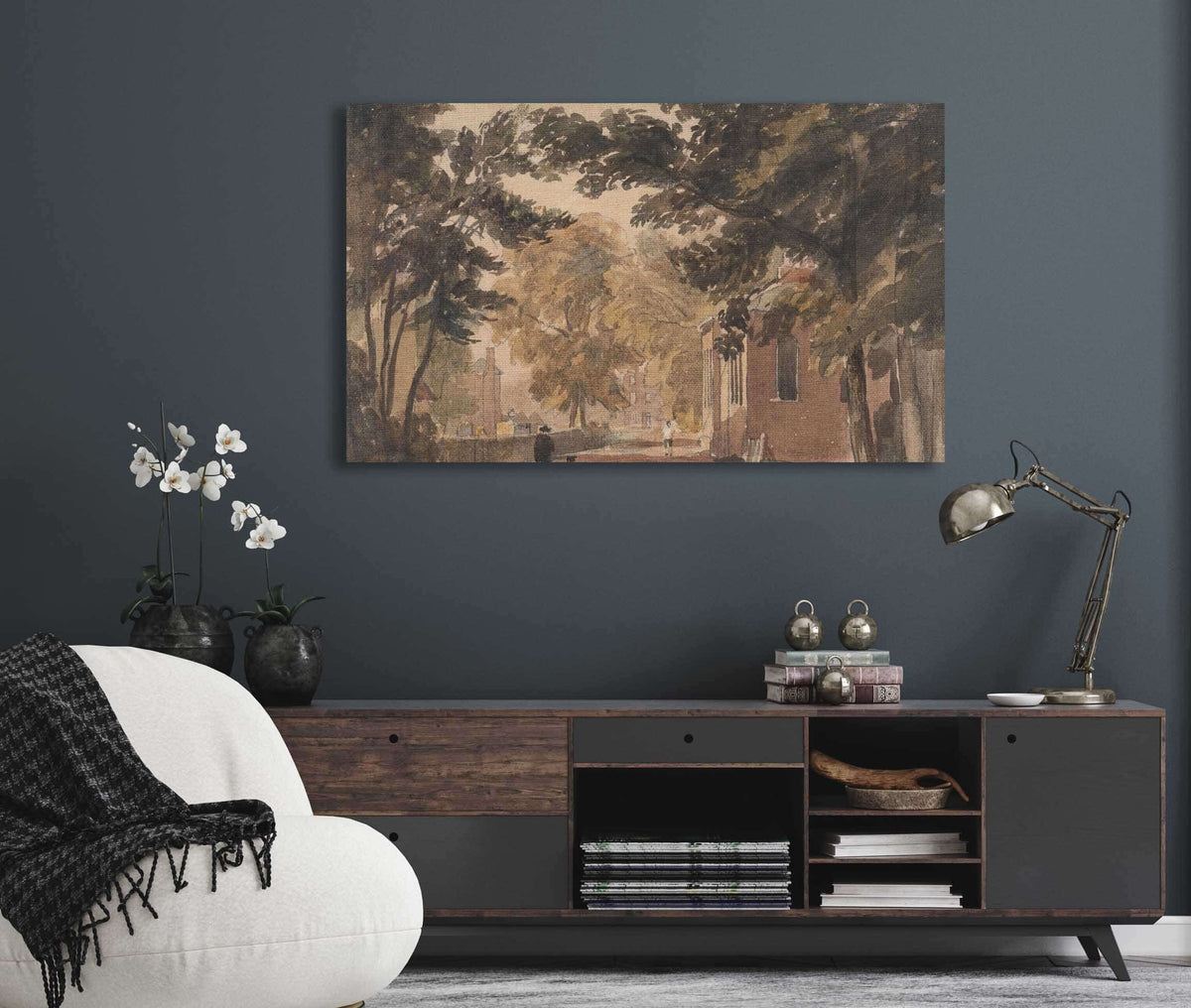 A Street In Harborne by David Cox