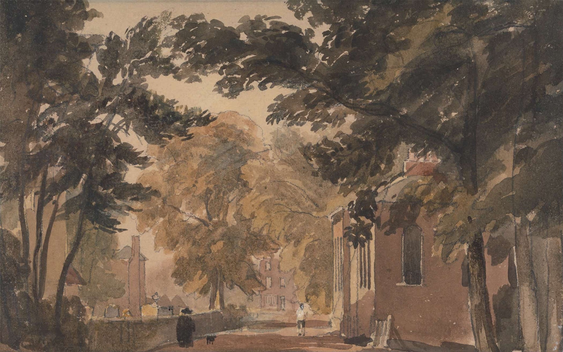 A Street In Harborne by David Cox