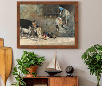 A Street In Tangiers Or by Mariano Fortuny Marsal