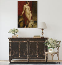 A Study Of A Standing Female Nude by William Etty