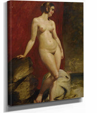 A Study Of A Standing Female Nude by William Etty