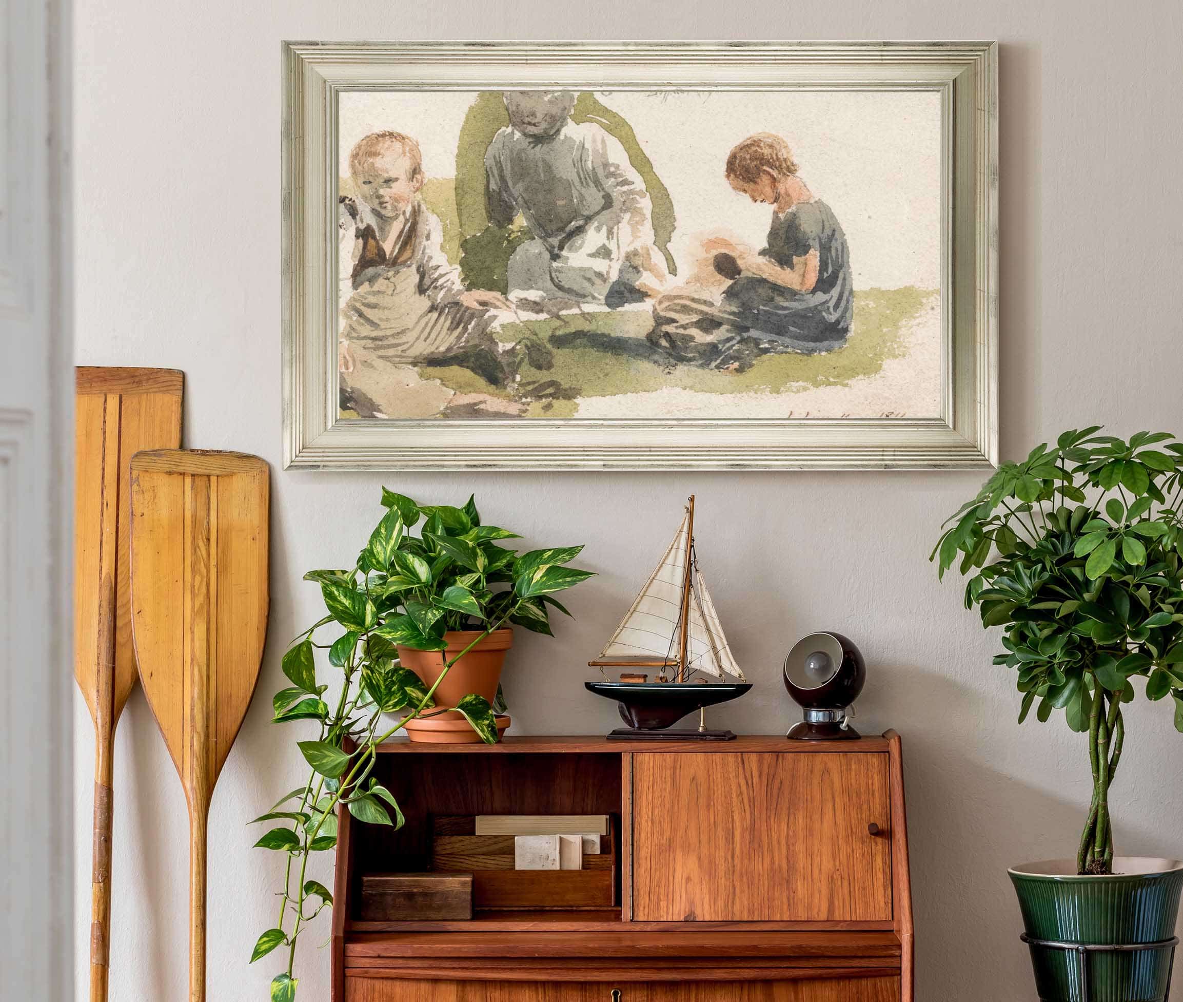 A Study Of Children by John Linnell