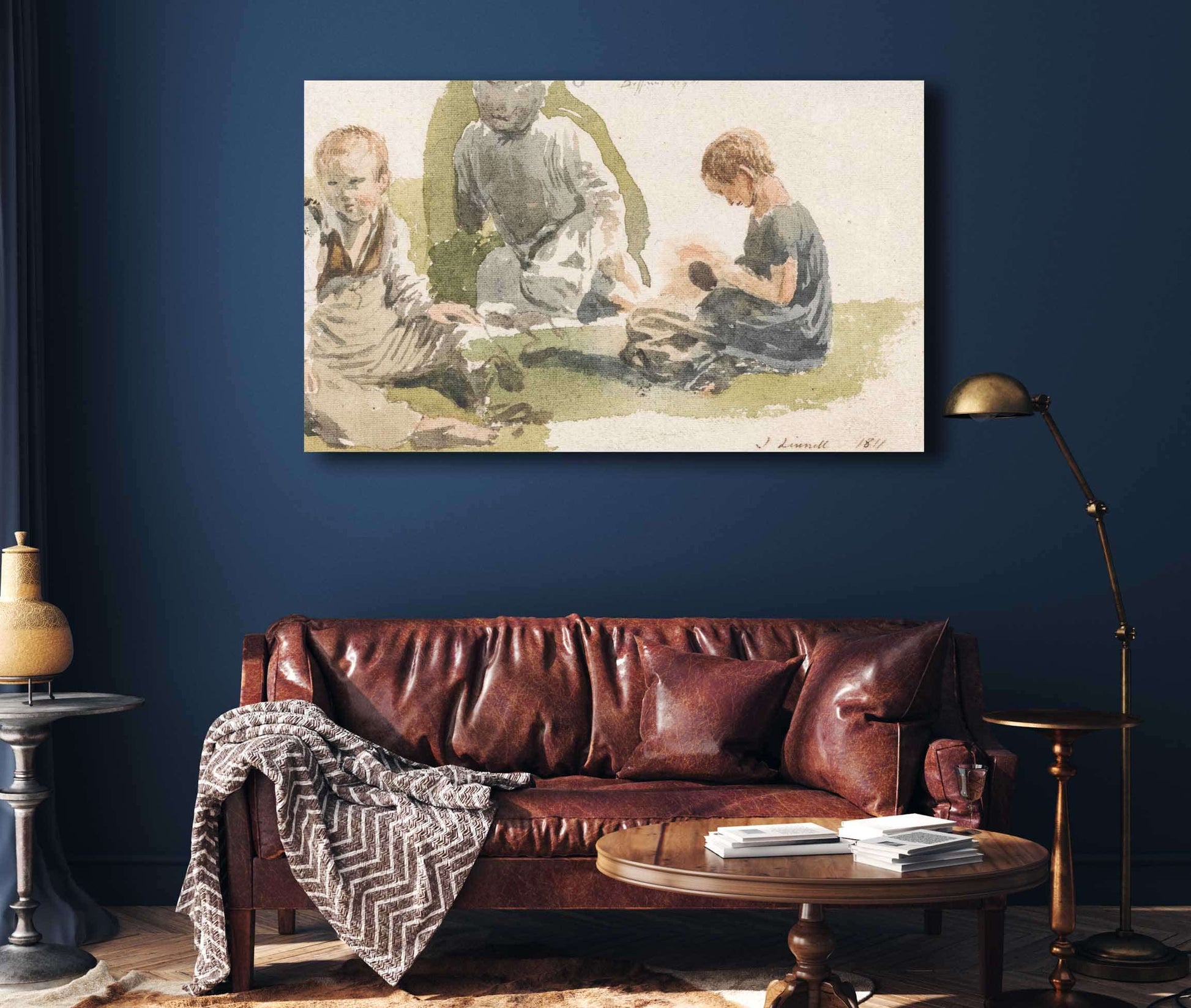 A Study Of Children by John Linnell