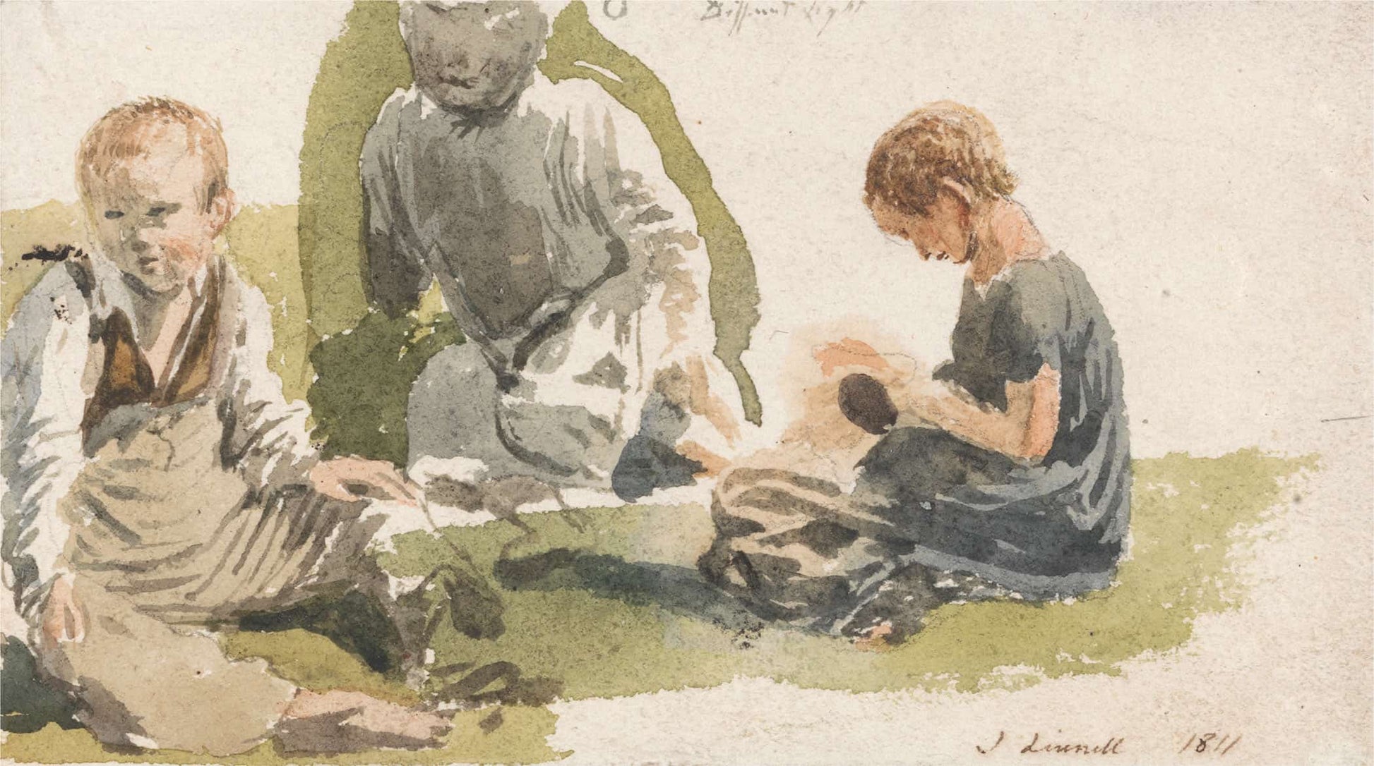 A Study Of Children by John Linnell