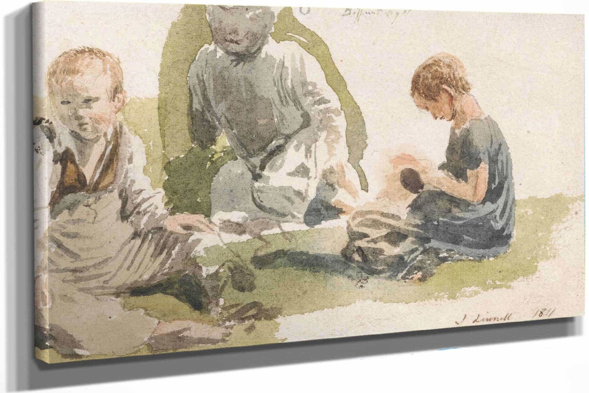 A Study Of Children by John Linnell