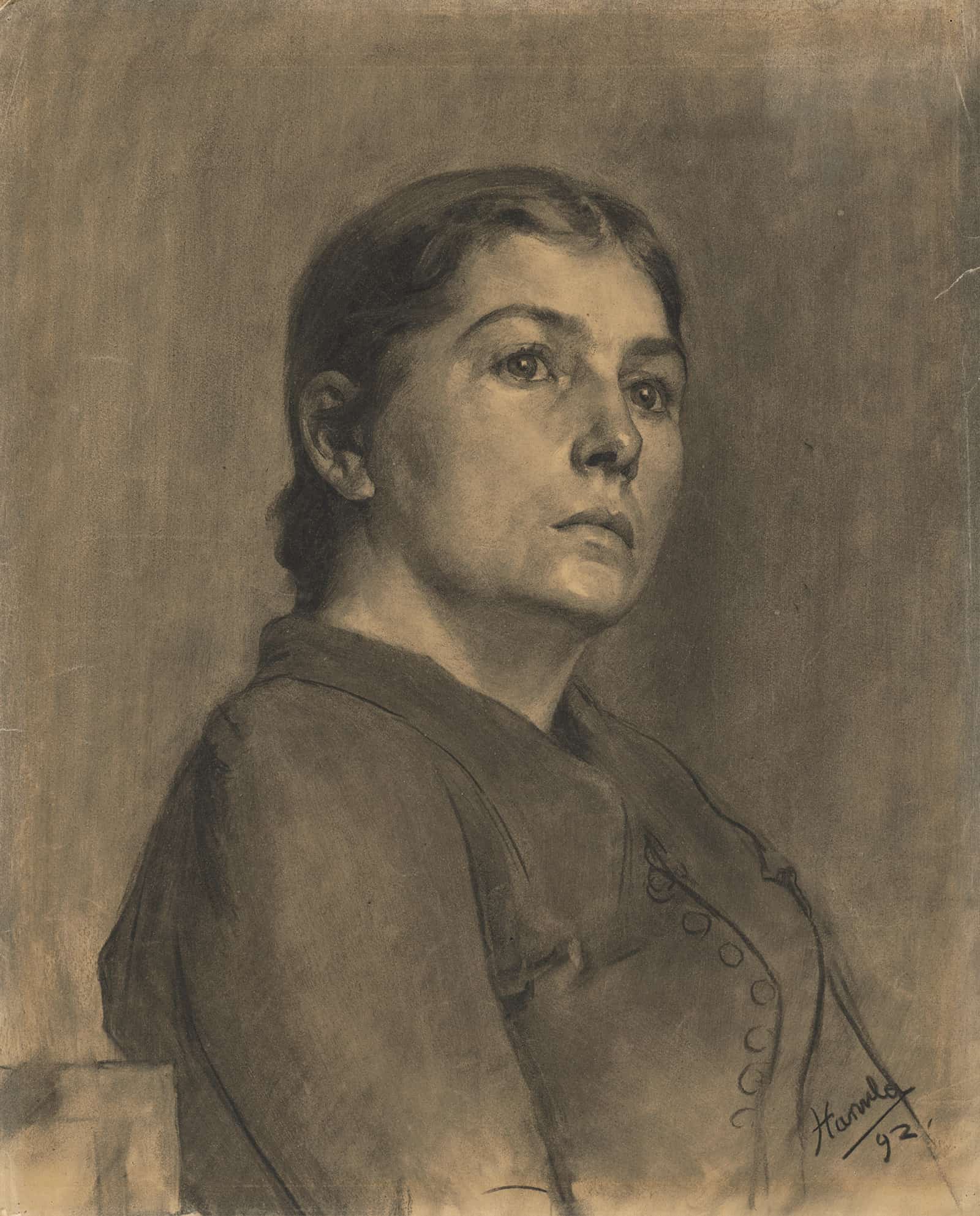 A Study Of The Image Of A Woman by Jozef Hanula