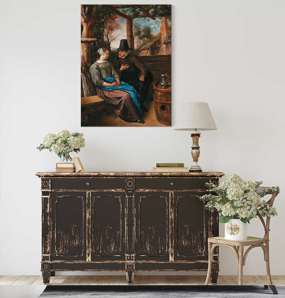 A Suitor With A Young Woman by Jan Steen