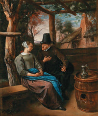 A Suitor With A Young Woman by Jan Steen