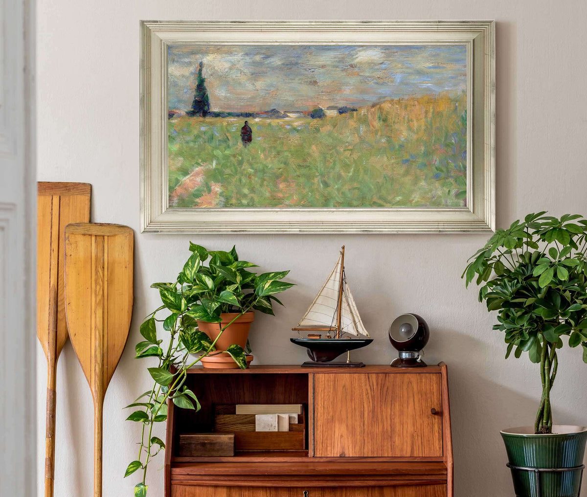 A Summer Landscape by Georges Seurat