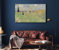 A Summer Landscape by Georges Seurat