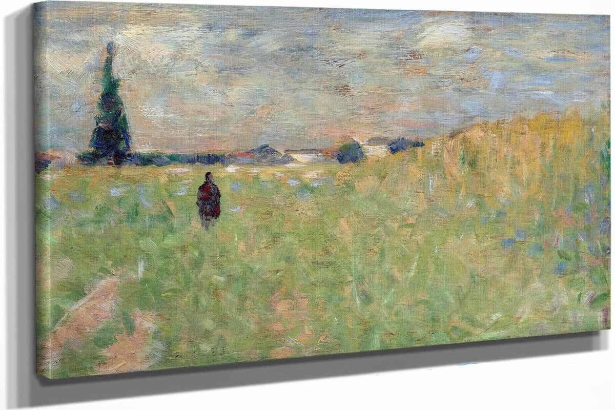 A Summer Landscape by Georges Seurat