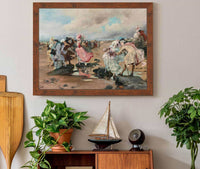 A Sunday At The Seaside by Georges Jules Victor Clairin