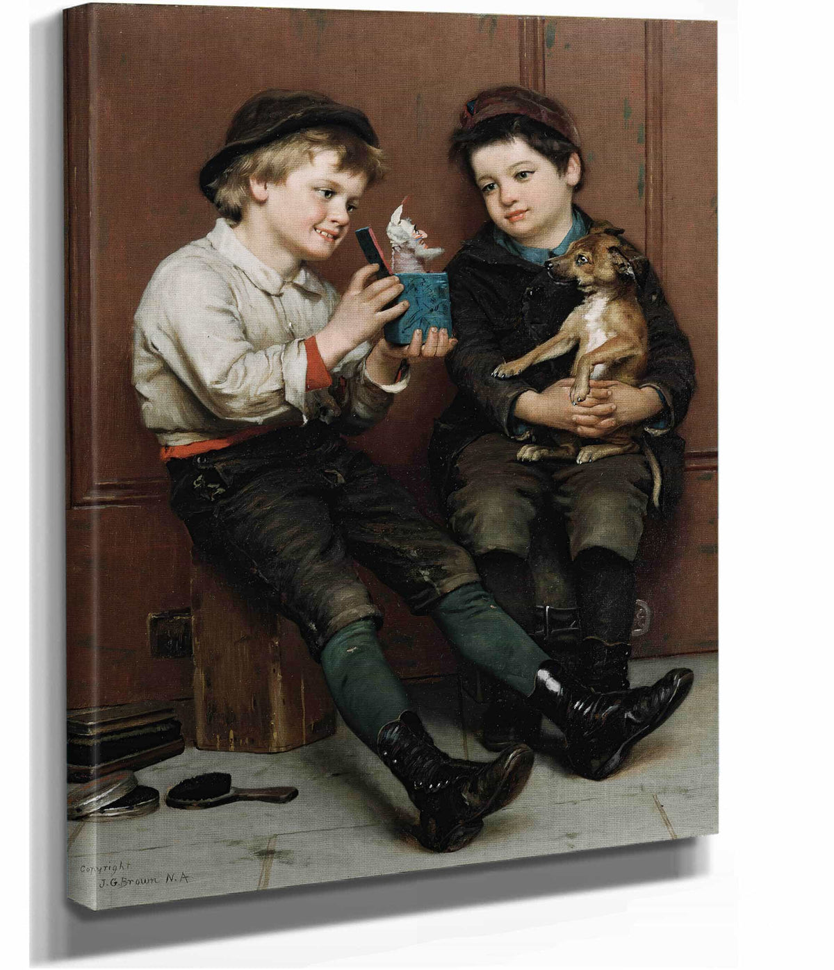 A Surprise Party by John George Brown