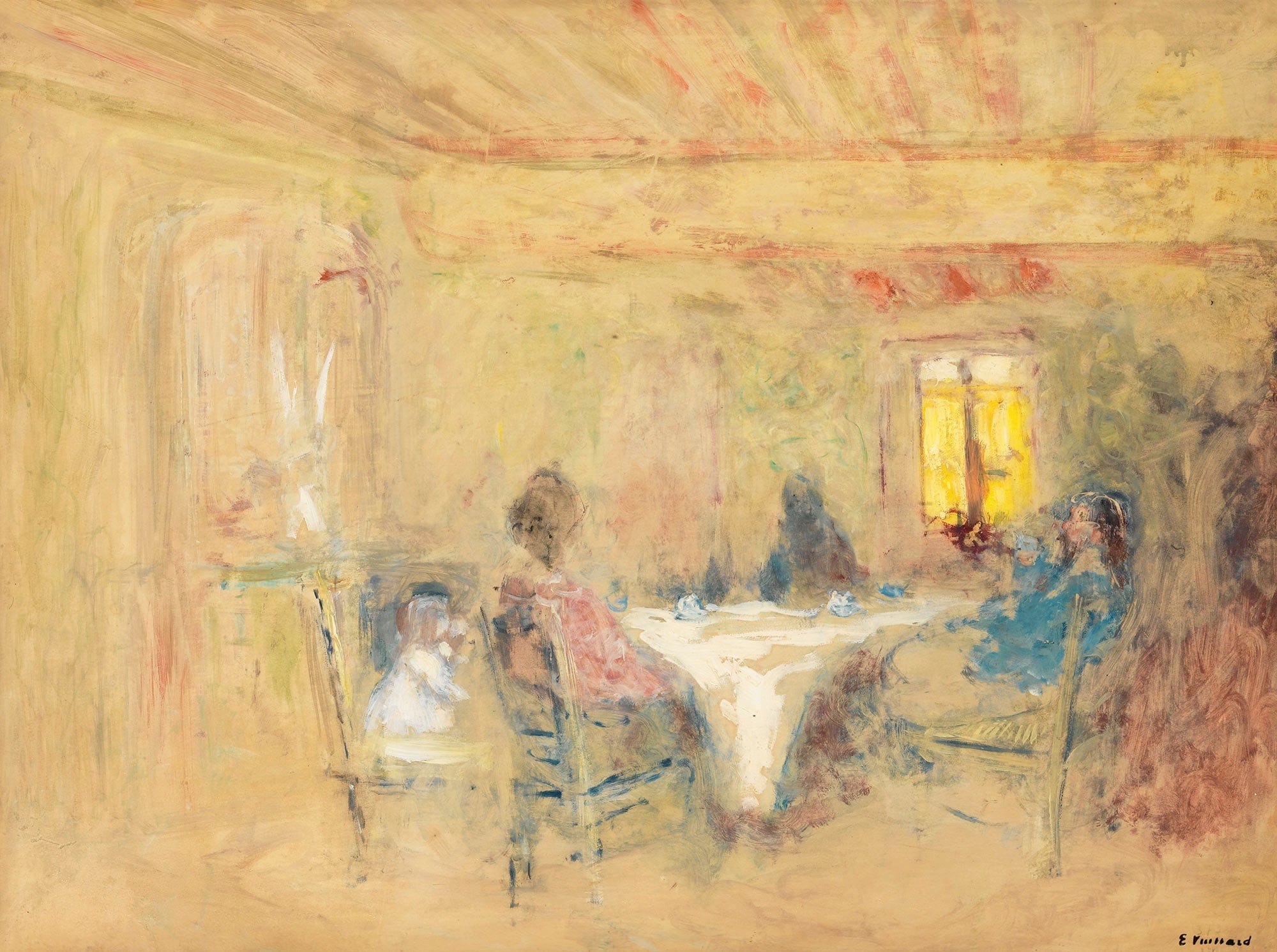 A Table by Edouard Vuillard
