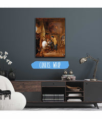 A Tavern Interior With Boors Playing Cards by David Teniers The Younger