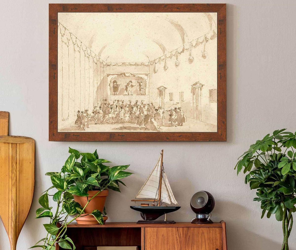 A Theatrical Performance by Francesco Guardi