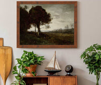 A Torrent At Romagnes After by Jean Baptiste Camille Corot