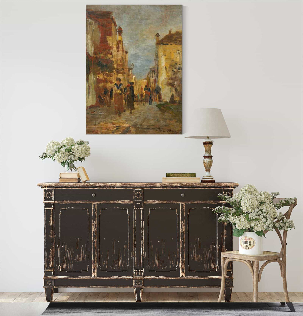 A Town Street by Tina Blau