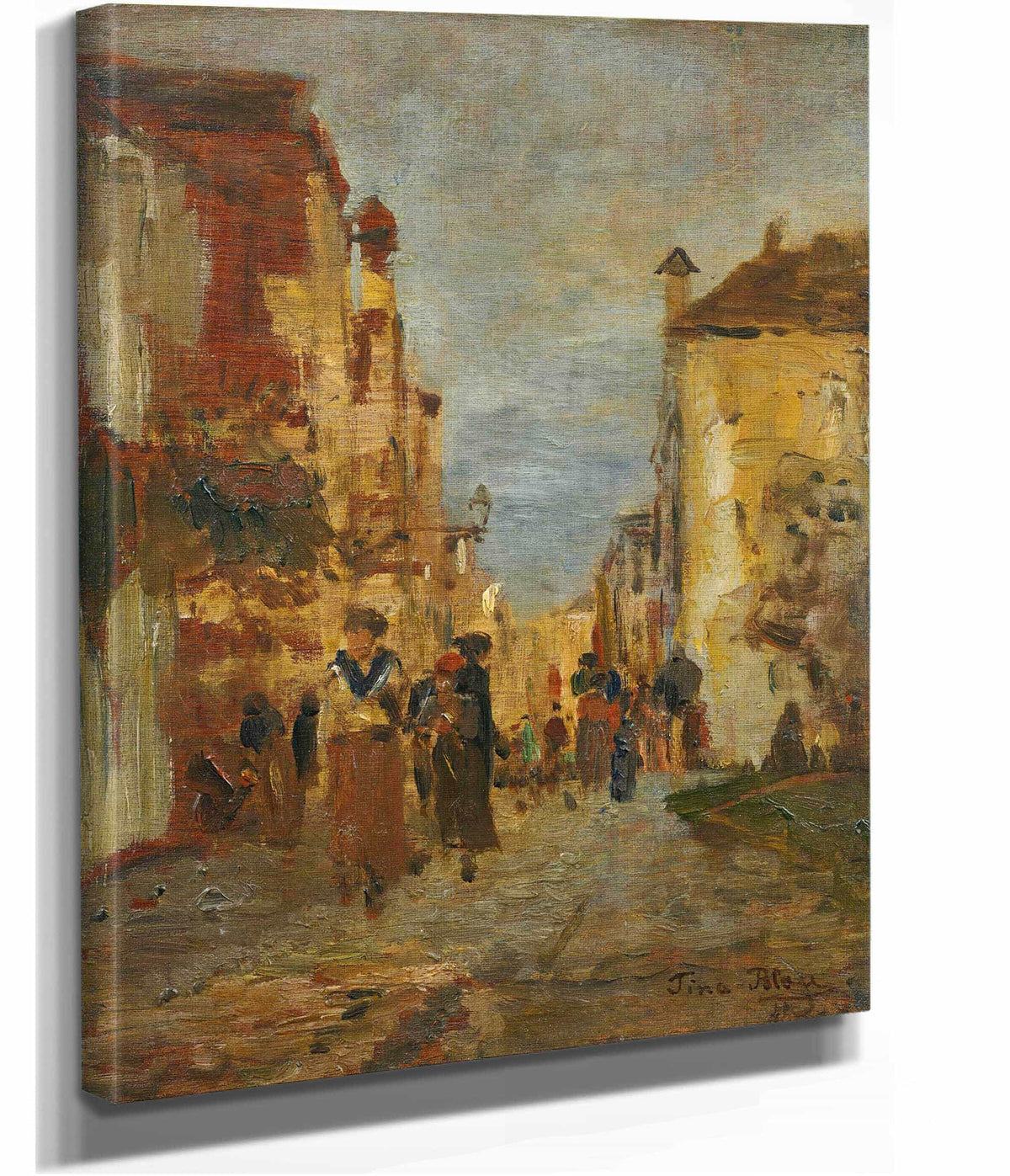 A Town Street by Tina Blau