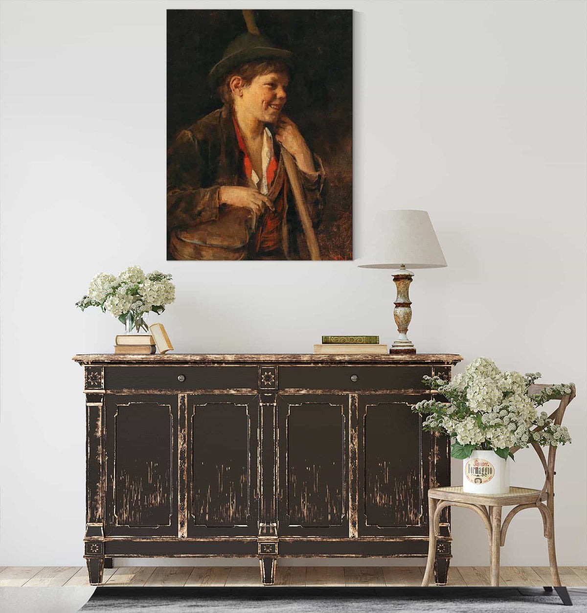 A Tyrolean Shepard Boy by Franz Von Defregger