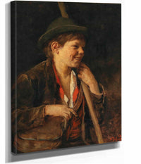 A Tyrolean Shepard Boy by Franz Von Defregger