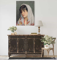 A Venetian Beauty by Eugen Von Blaas