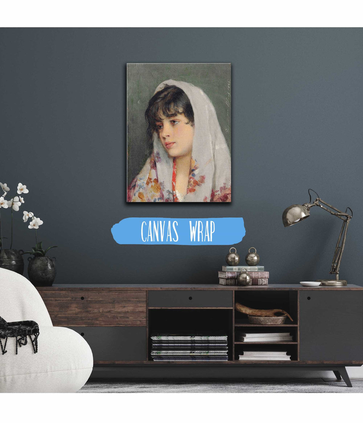 A Venetian Beauty by Eugen Von Blaas