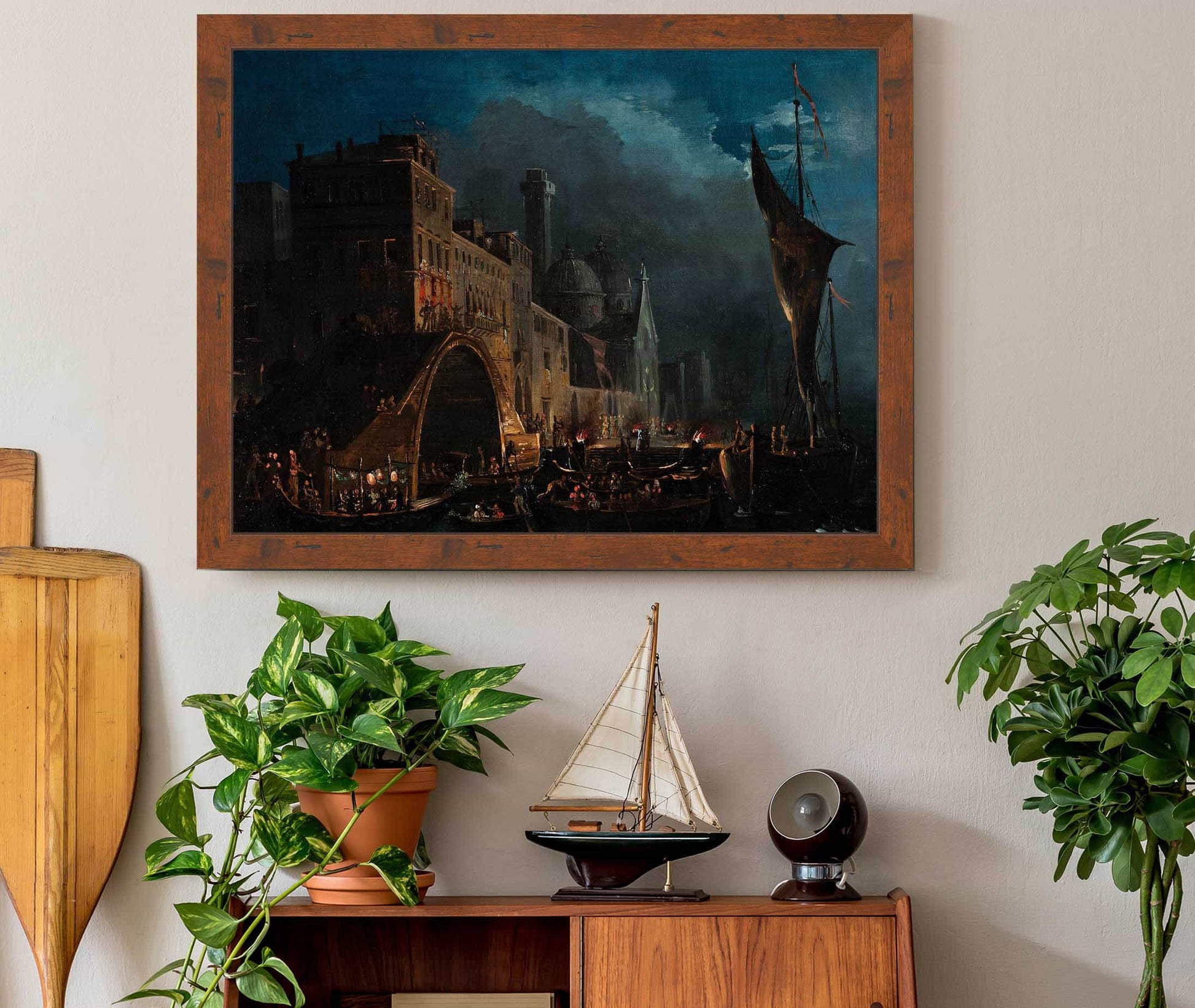 A Venetian Gala Night by Ippolito Caffi