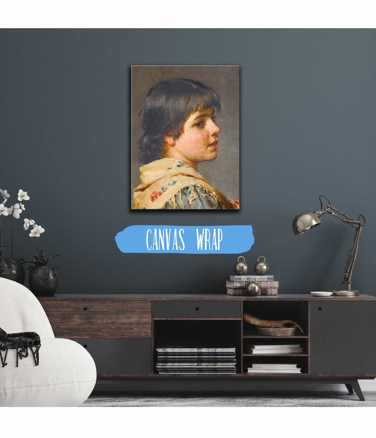 A Venetian Girl by Eugen Von Blaas