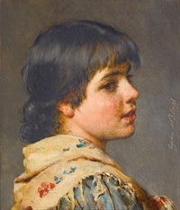 A Venetian Girl by Eugen Von Blaas