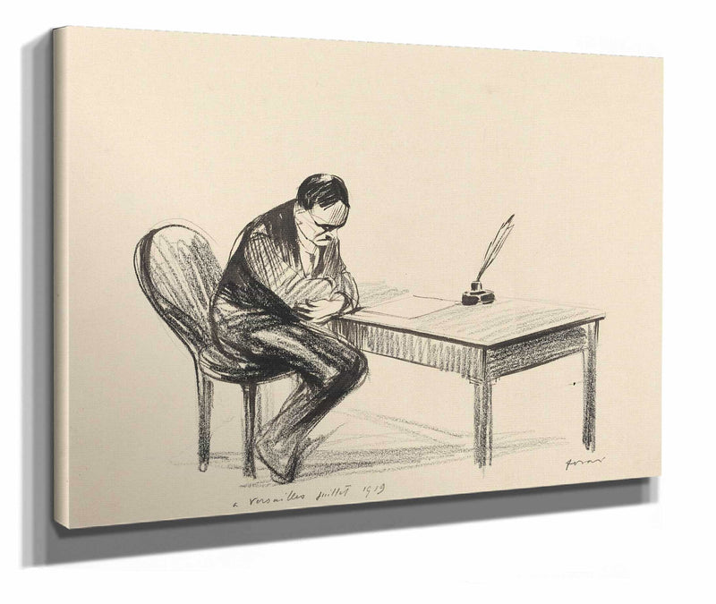 A Versailles Juillet Ii Probably by Jean Louis Forain