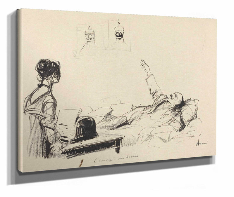 A Versailles Lenvoye Des Boches by Jean Louis Forain