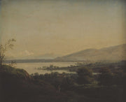 A View Across Lake Leman Towards Mont Blanc And Geneva by Jens Juel