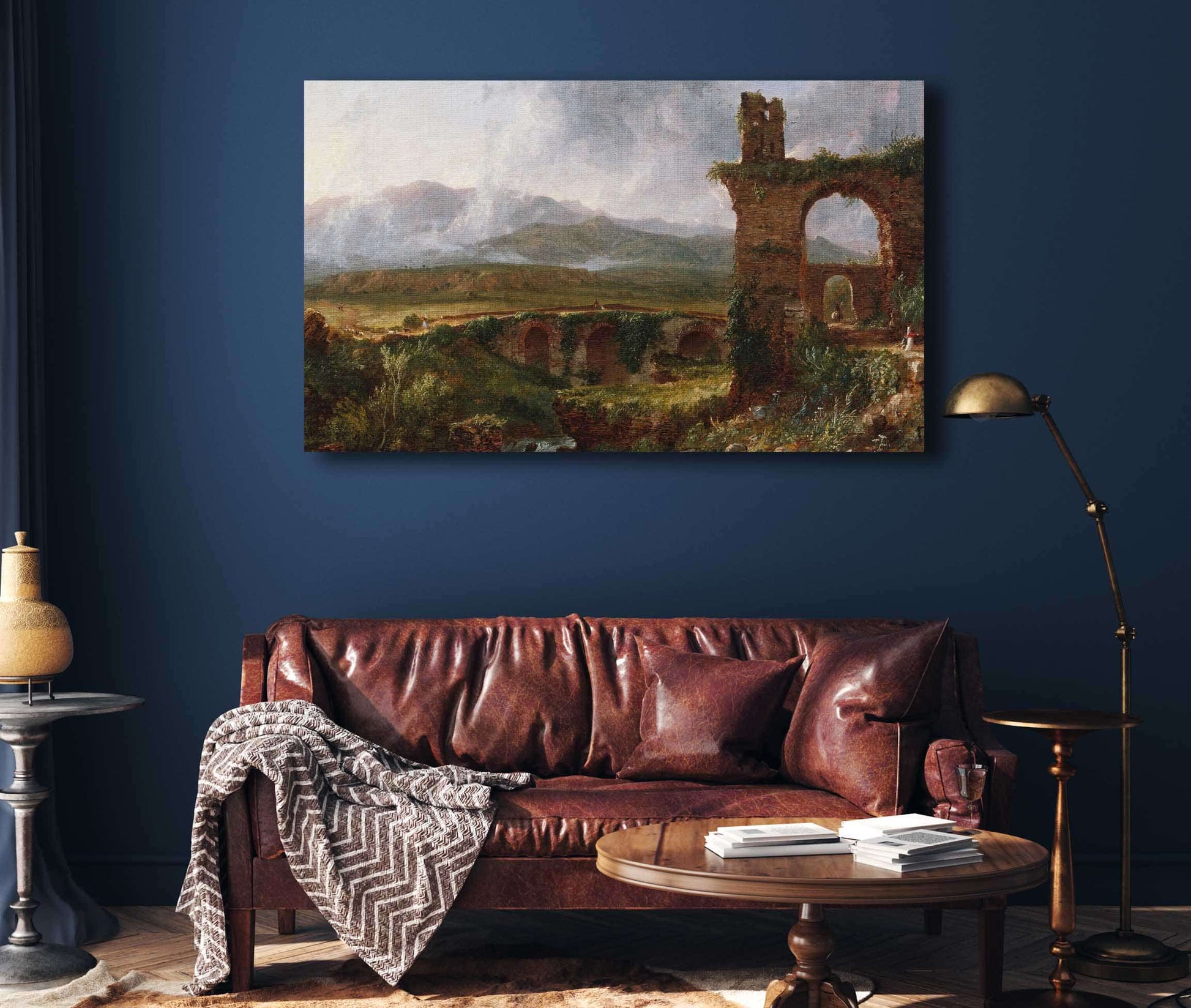 A View Near Tivoli Morning by Thomas Cole