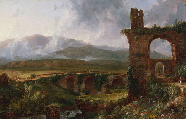 A View Near Tivoli Morning by Thomas Cole