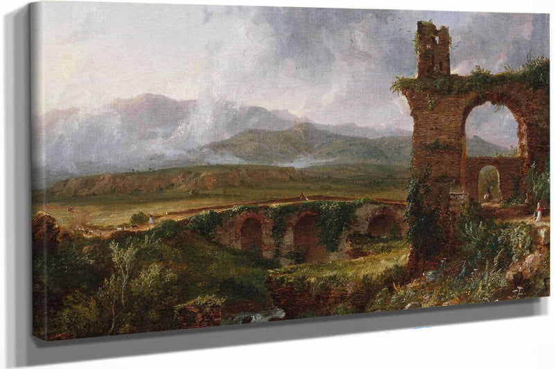 A View Near Tivoli Morning by Thomas Cole