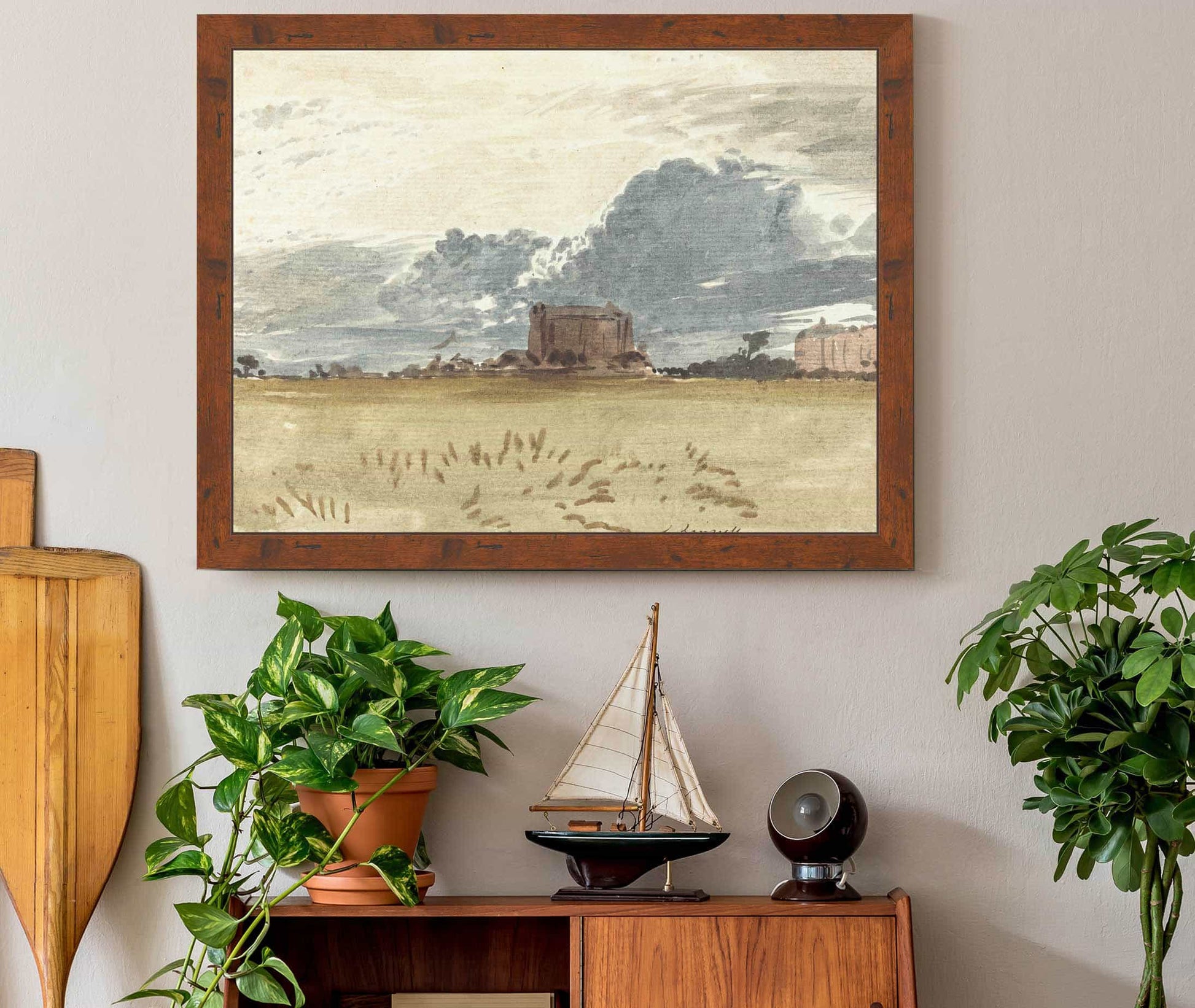 A View Of The Fens by John Linnell