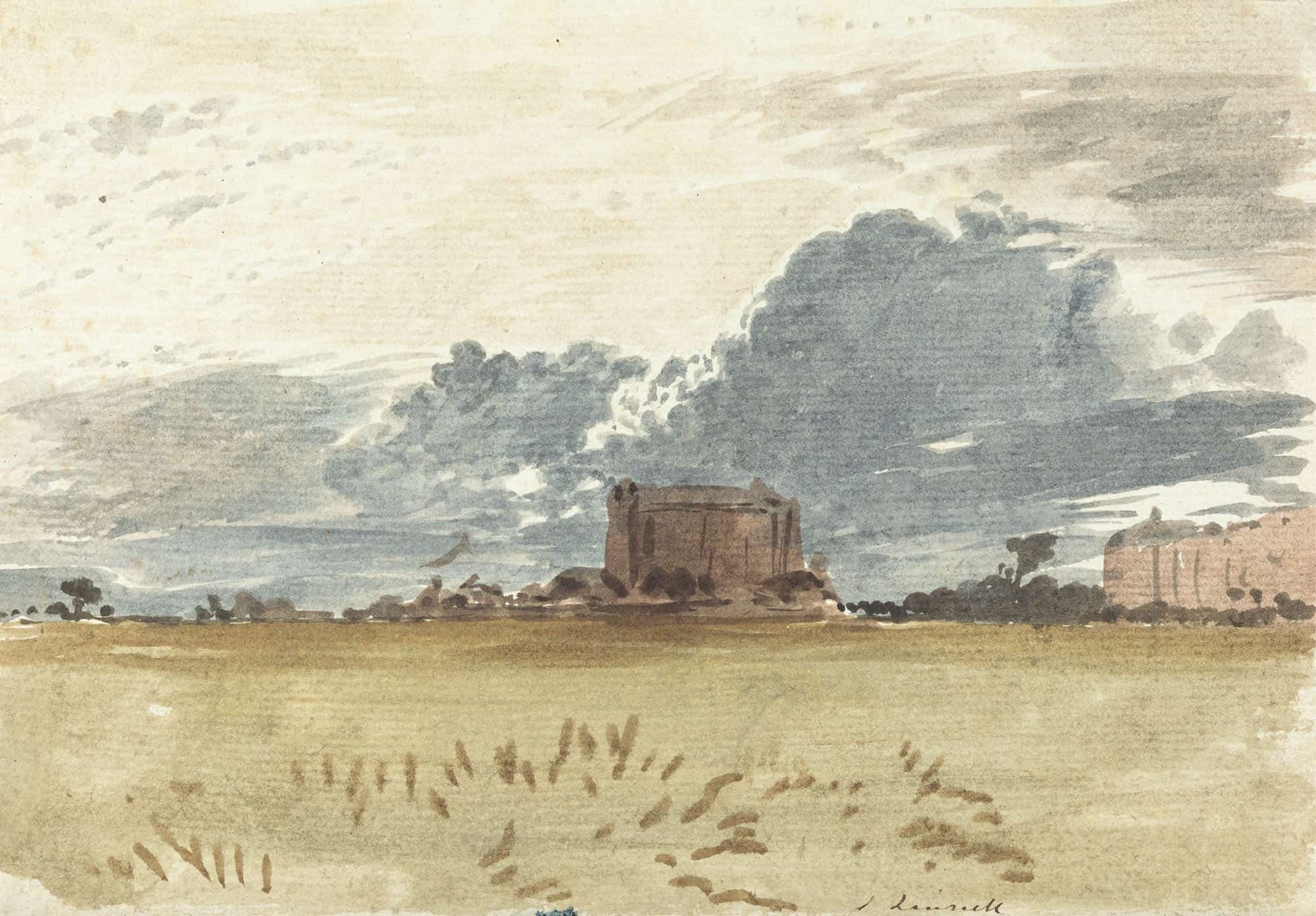 A View Of The Fens by John Linnell