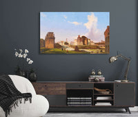 A View Of The Roman Forum With The Arch Of Constantine by Ippolito Caffi