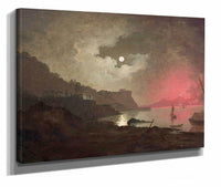 A View Of Vesuvius From Posillipo Naples by Joseph Wright Of Derby