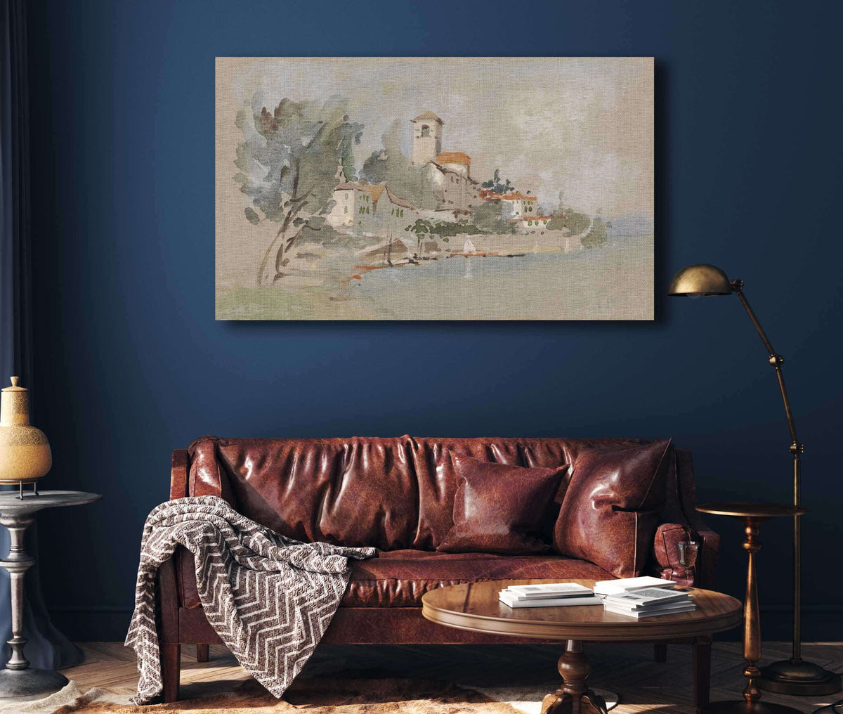 A Villa Near The Sea by Hercules Brabazon Brabazon